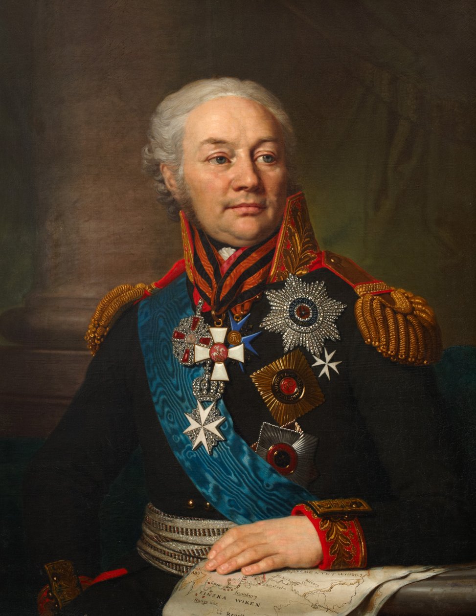 Grev Friedrich von Buxhoeveden, 1809 av Vladimir Lukich Borovikovsky