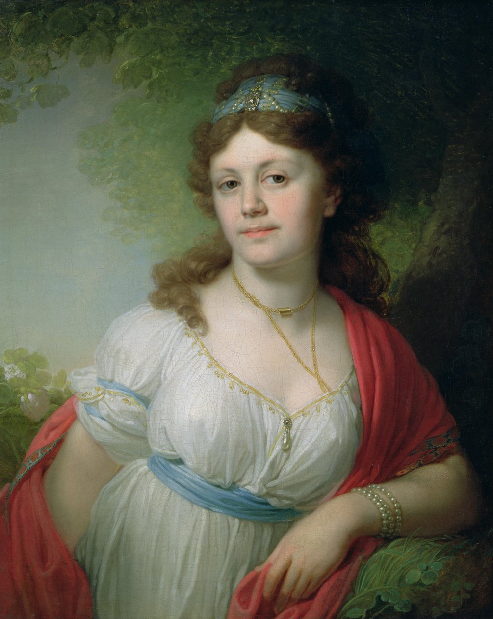 Portrett av E. Temkina, 1798 av Vladimir Lukich Borovikovsky