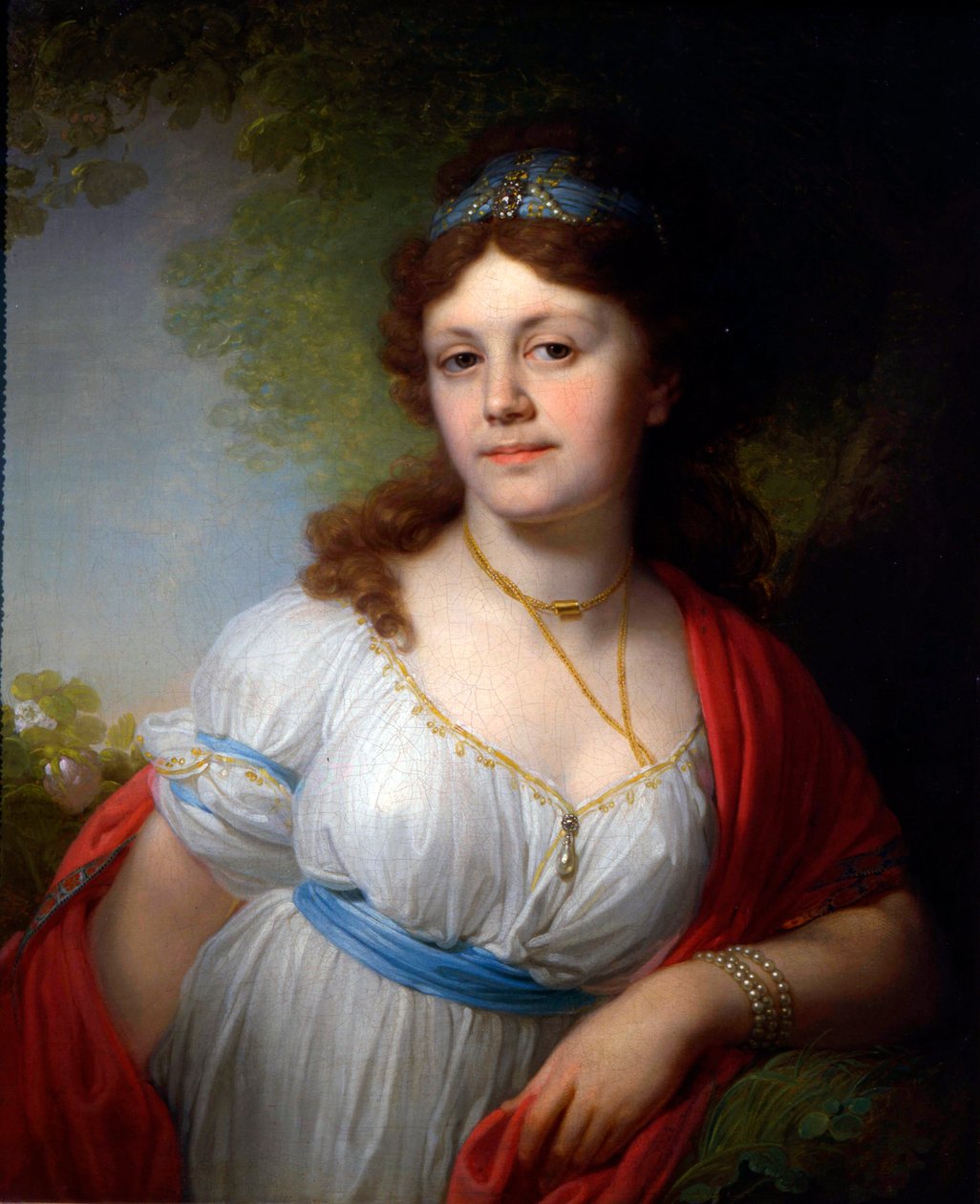 'Portrett av Elisabeth Temkina', 1798. av Vladimir Borovikovsky