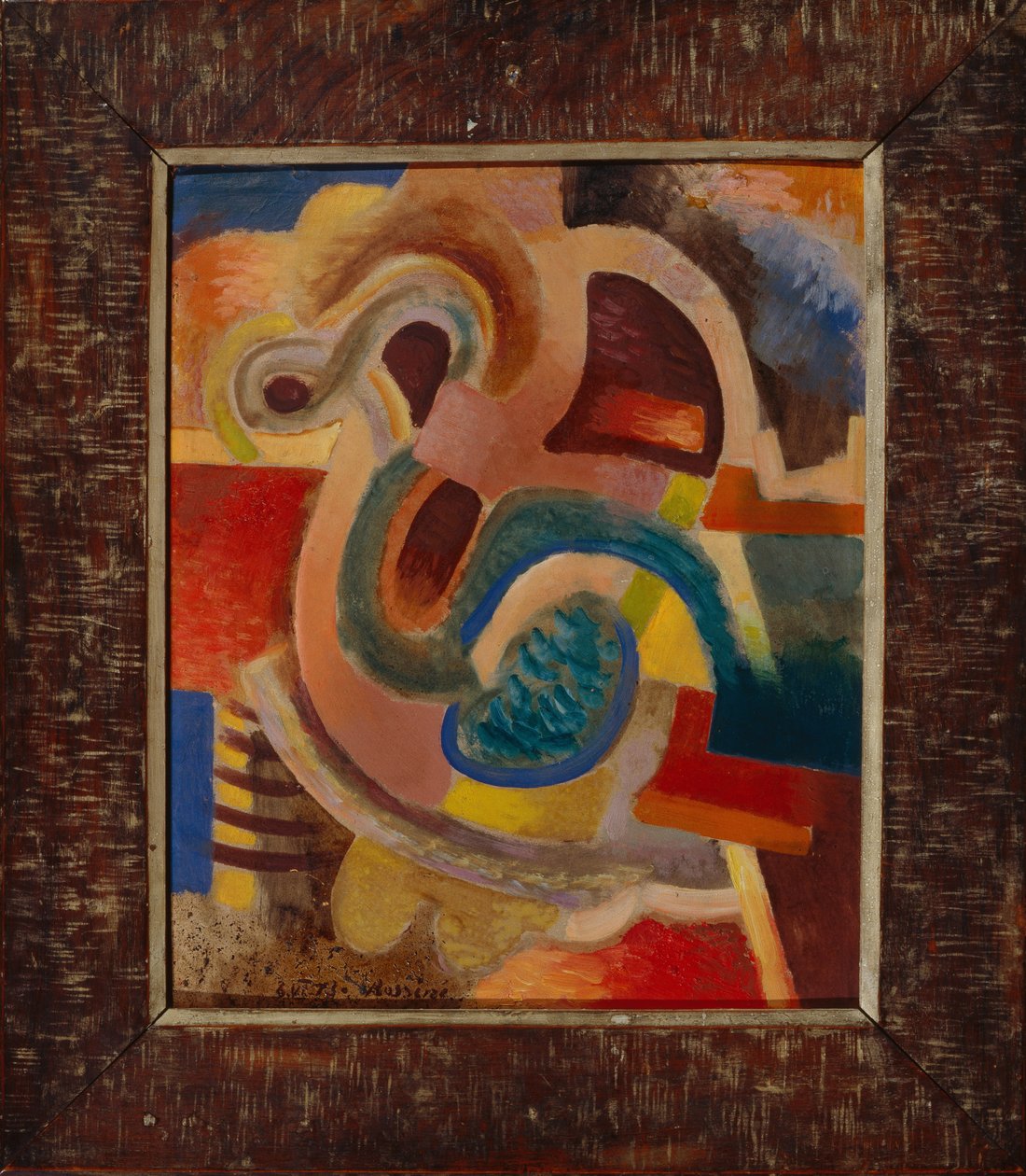 Abstrakt komposisjon nr. 8, 1913 av Daniel Vladimir Baranoff Rossine
