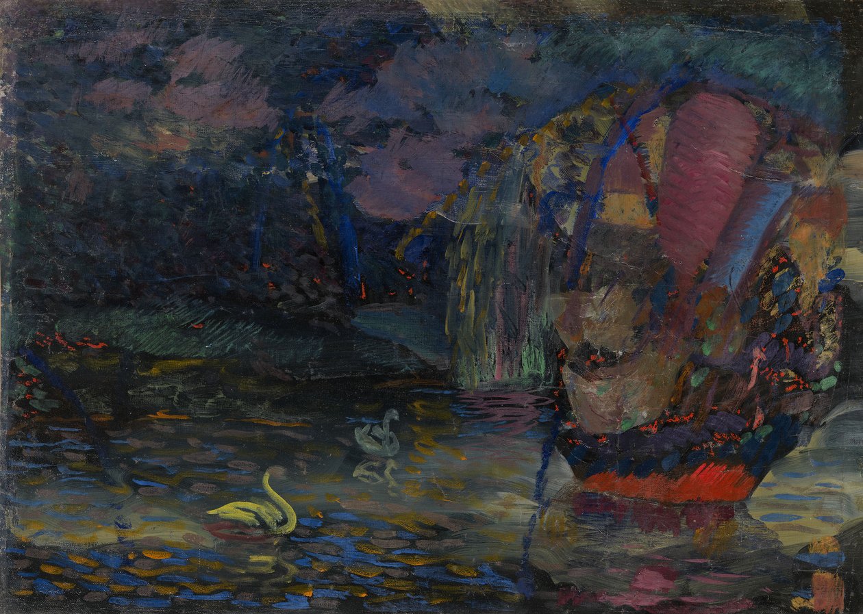 Fairy Lake, 1909-1910 av Daniel Vladimir Baranoff Rossine