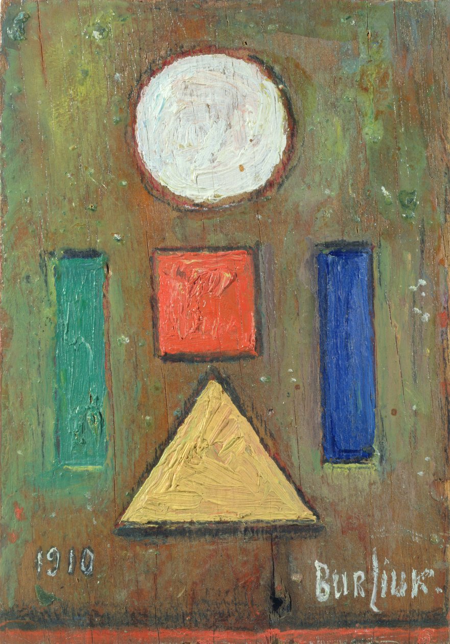 Hyllest til Cezanne av Vladimir Davidovich Burliuk