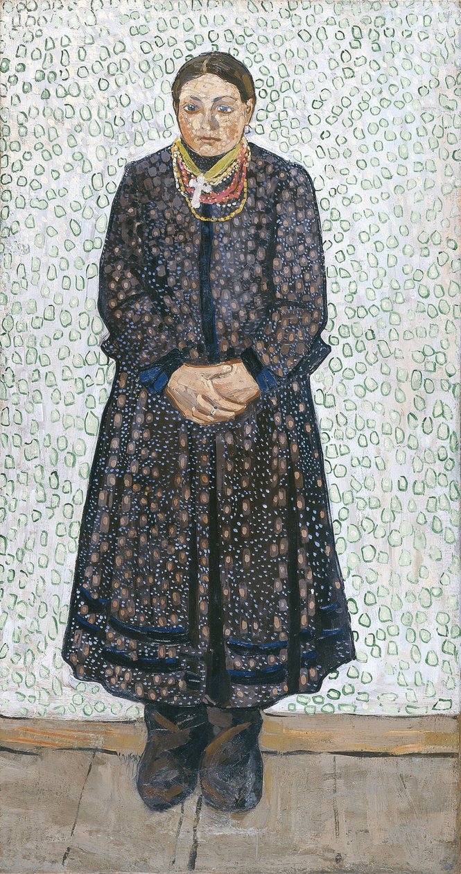 Ukrainsk bondekvinne, 1910-1911 av Vladimir Davidovich Burliuk
