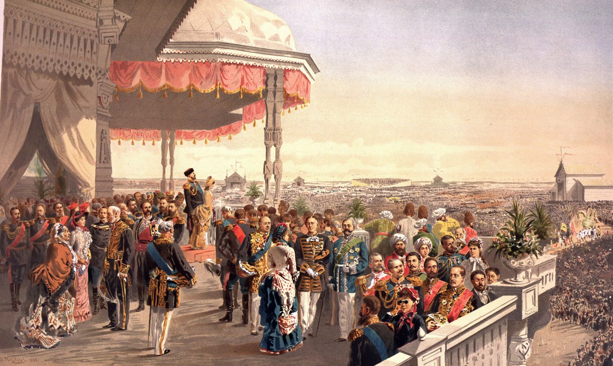 Offentlige festligheter etter kroningen av keiser Alexander III på Khodynka-feltet (Fra kroningsalbumet), av Vladimir Yegorovich Makovsky (1846-1920) av Vladimir Egorovic Makovsky