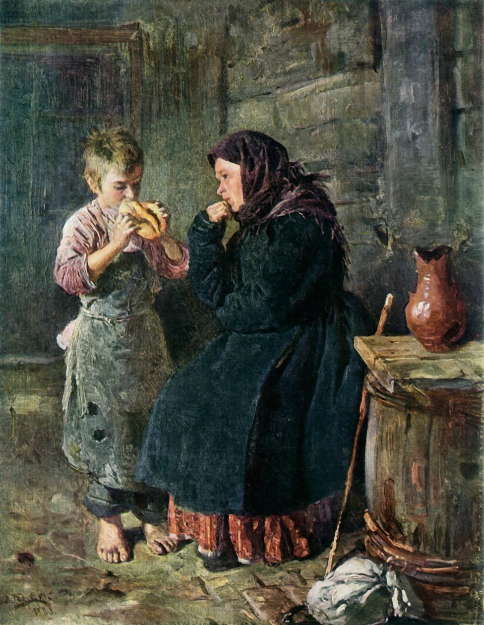 Møtet mellom mor og sønn, 1883, 1965. av Vladimir Egorovic Makovsky