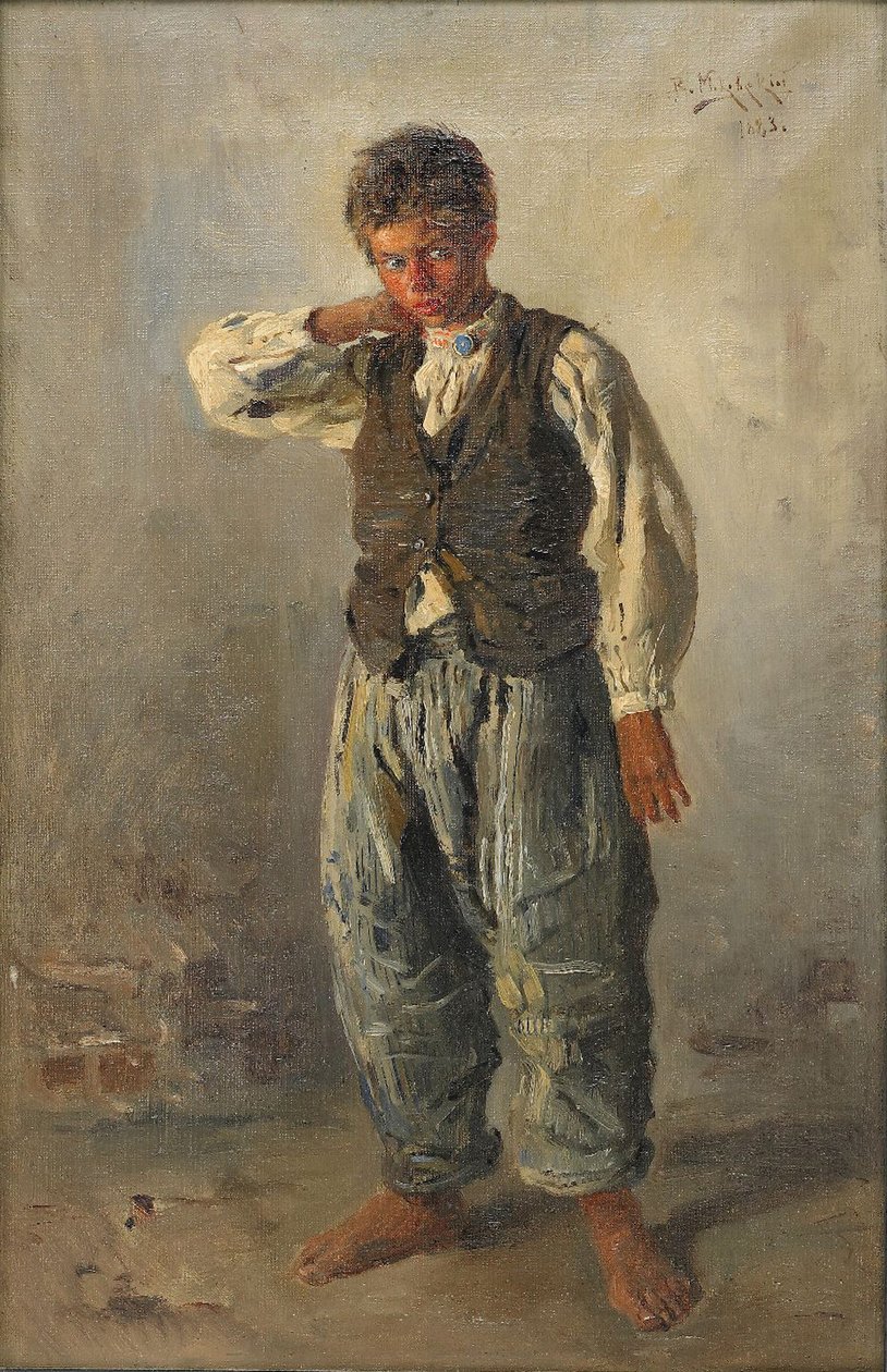 The Young Urchin, 1883 av Vladimir Egorovic Makovsky