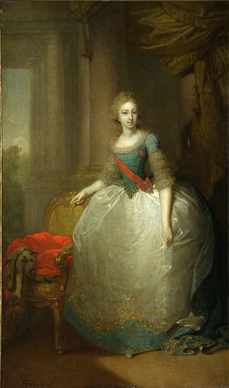 Storhertuginne Elena Pavlovna av Russland 1784-1803, 1797 av Vladimir Lukich Borovikovsky
