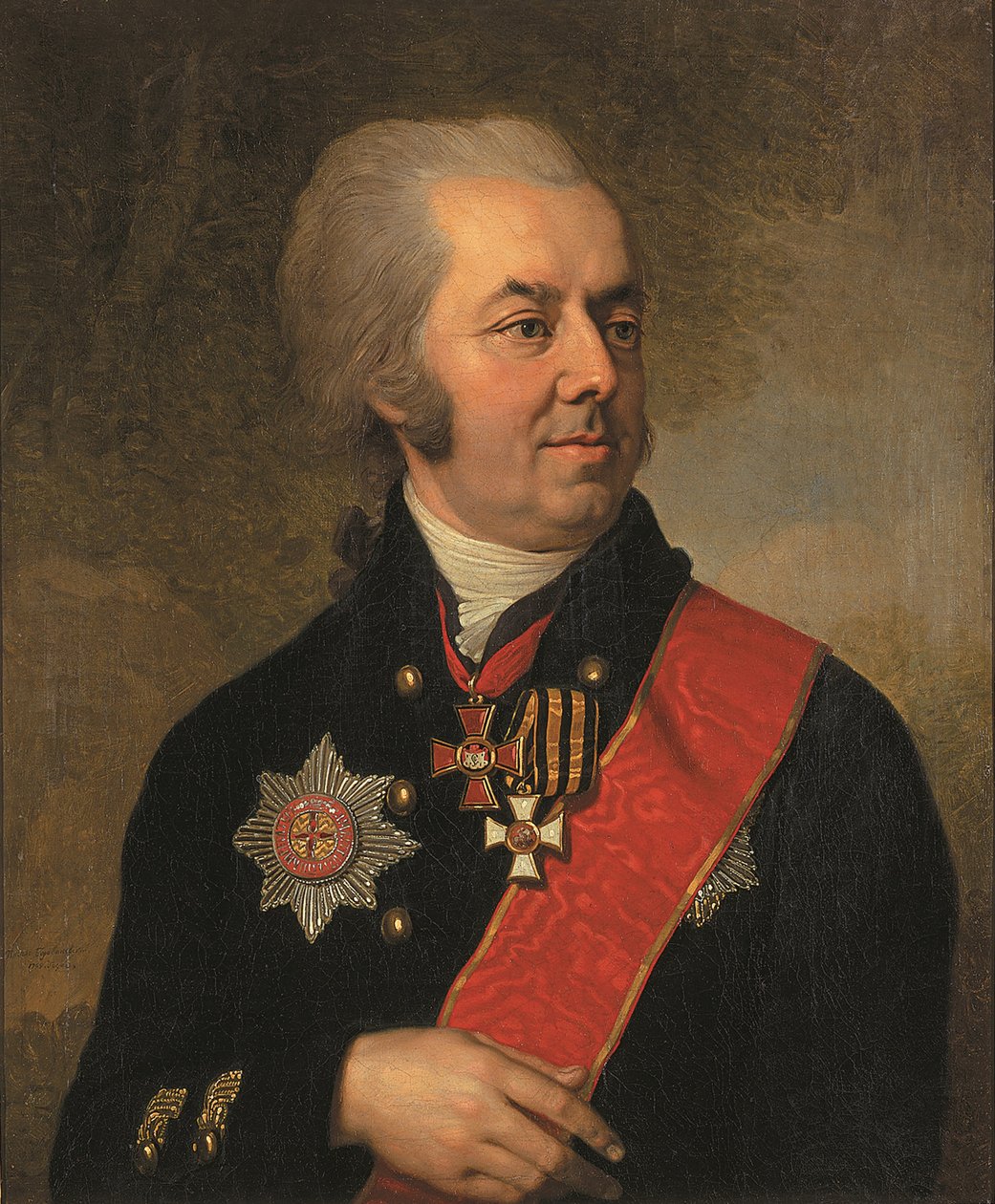 Portrett av Ioasaf Arbenev, 1799 av Vladimir Lukich Borovikovsky