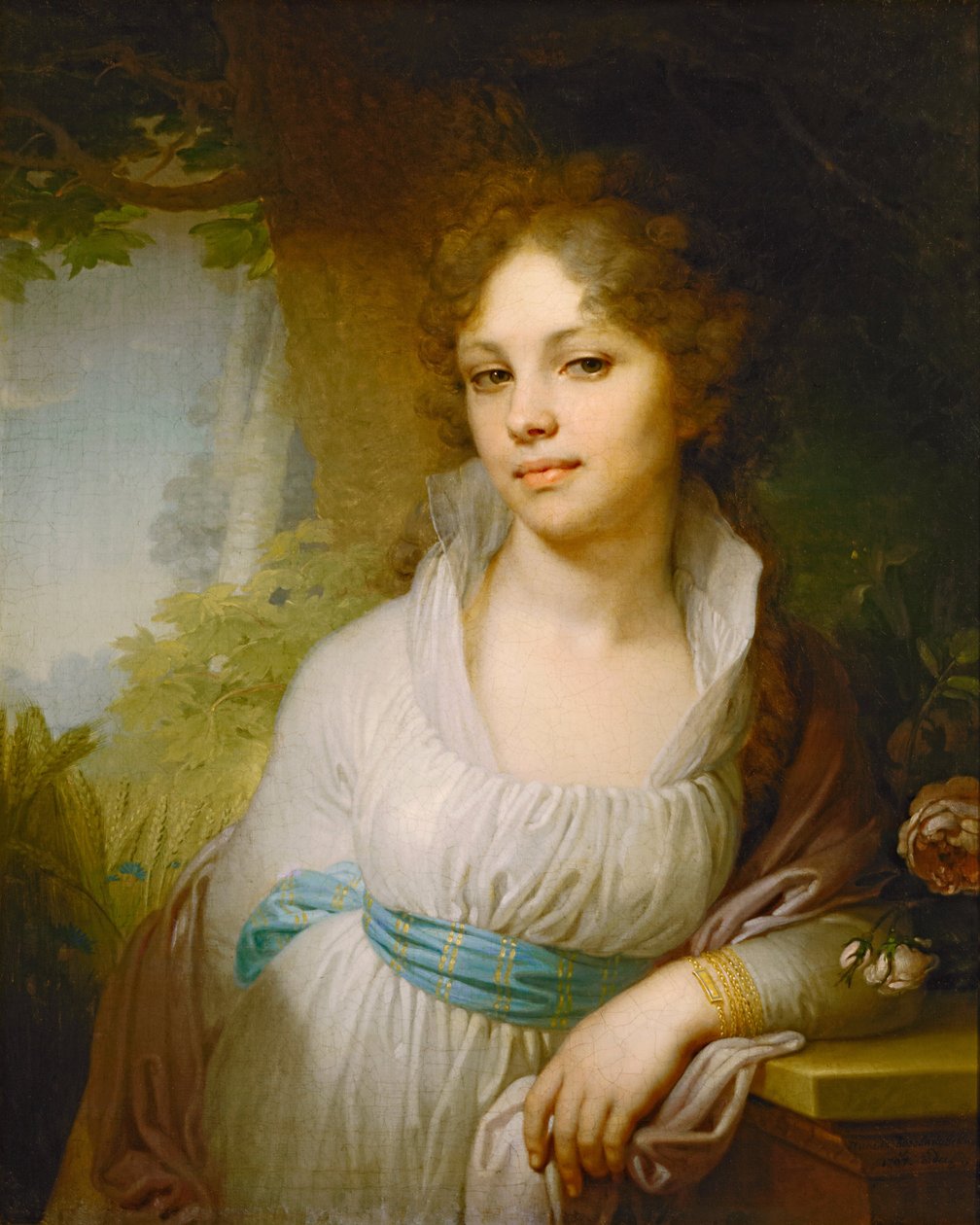 Portrett av Maria Topukina, 2 av Vladimir Lukich Borovikovsky