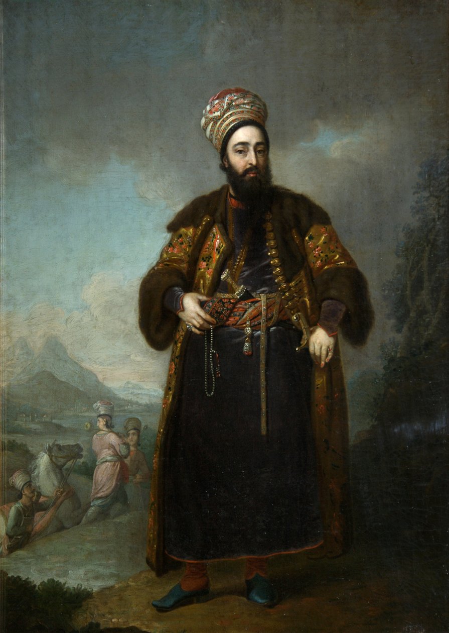 Portrett av Murtaza Quli Khan, 1796. av Vladimir Lukich Borovikovsky
