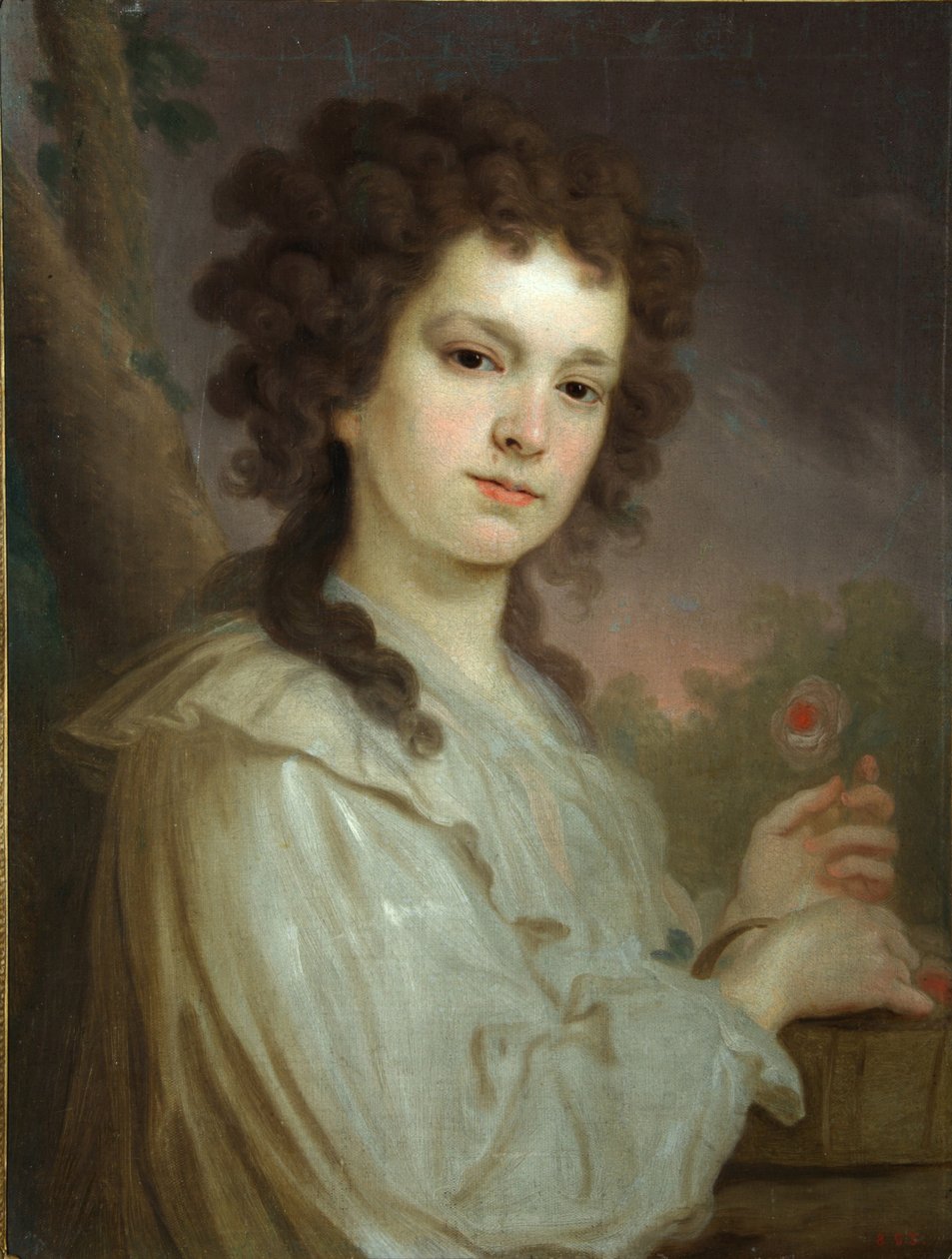 Portrett av Olga Kuzminichna Filippova 1772-1829, 1790 av Vladimir Lukich Borovikovsky