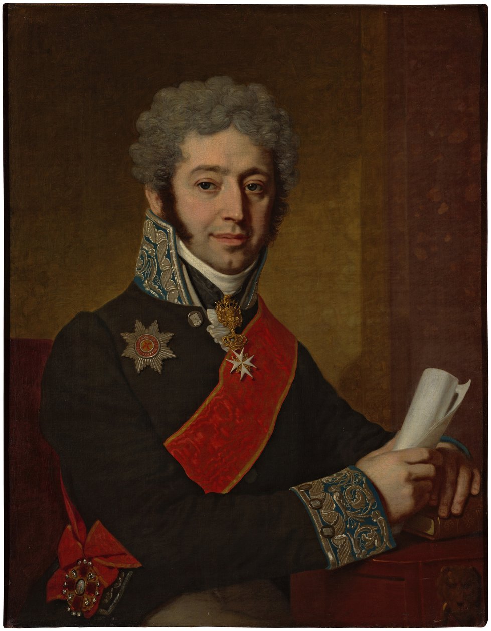 Portrett av prins Alexei Alexeyevich Dolgoruky 1775-1834, 1811 av Vladimir Lukich Borovikovsky