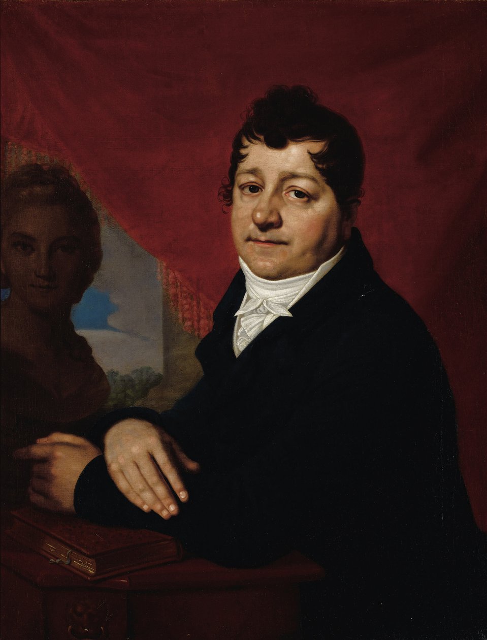 Portrett av Sergei Savvich Yakovlev 1763-1818, ca. 1810 av Vladimir Lukich Borovikovsky