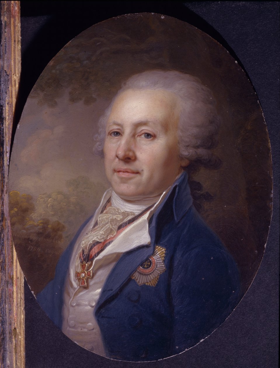 Portrett av baron Alexei Ivanovich Vasilyev 1742-1807, 1794 av Vladimir Lukich Borovikovsky