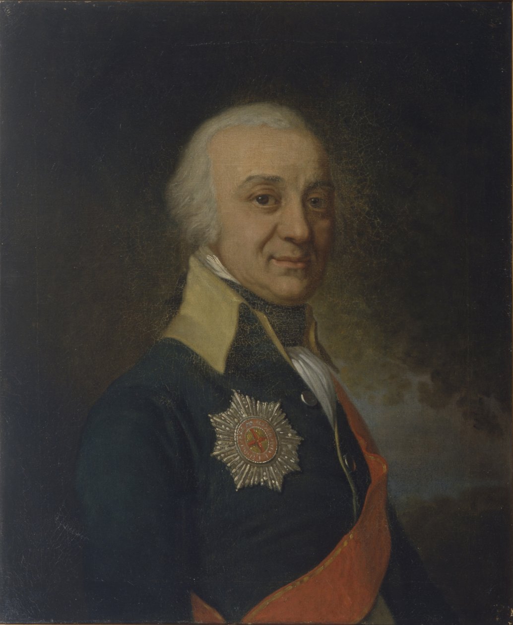 Portrett av Pavel Stepanovich Runich 1747-1825, ca. 1800 av Vladimir Lukich Borovikovsky