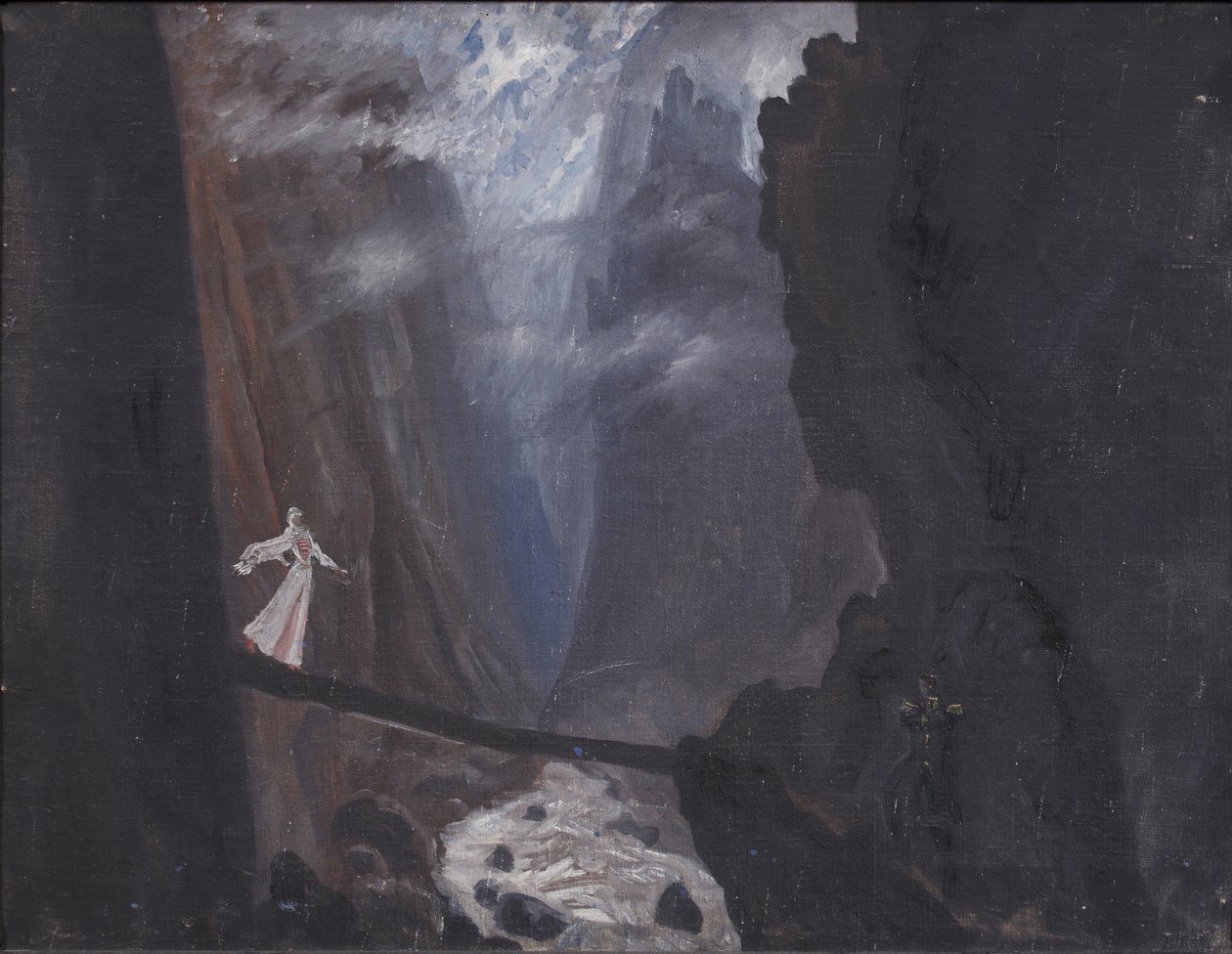 Scenografi for operaen Béla av A. Alexandrov, 1946 av Vladimir Vladimirovich Dmitriyev