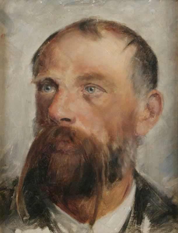 Portrett av poeten Jaroslav Vrchlickehon Engelsk: Portrett av poeten Jaroslav Vrchlickyn av Vojtech Hynais