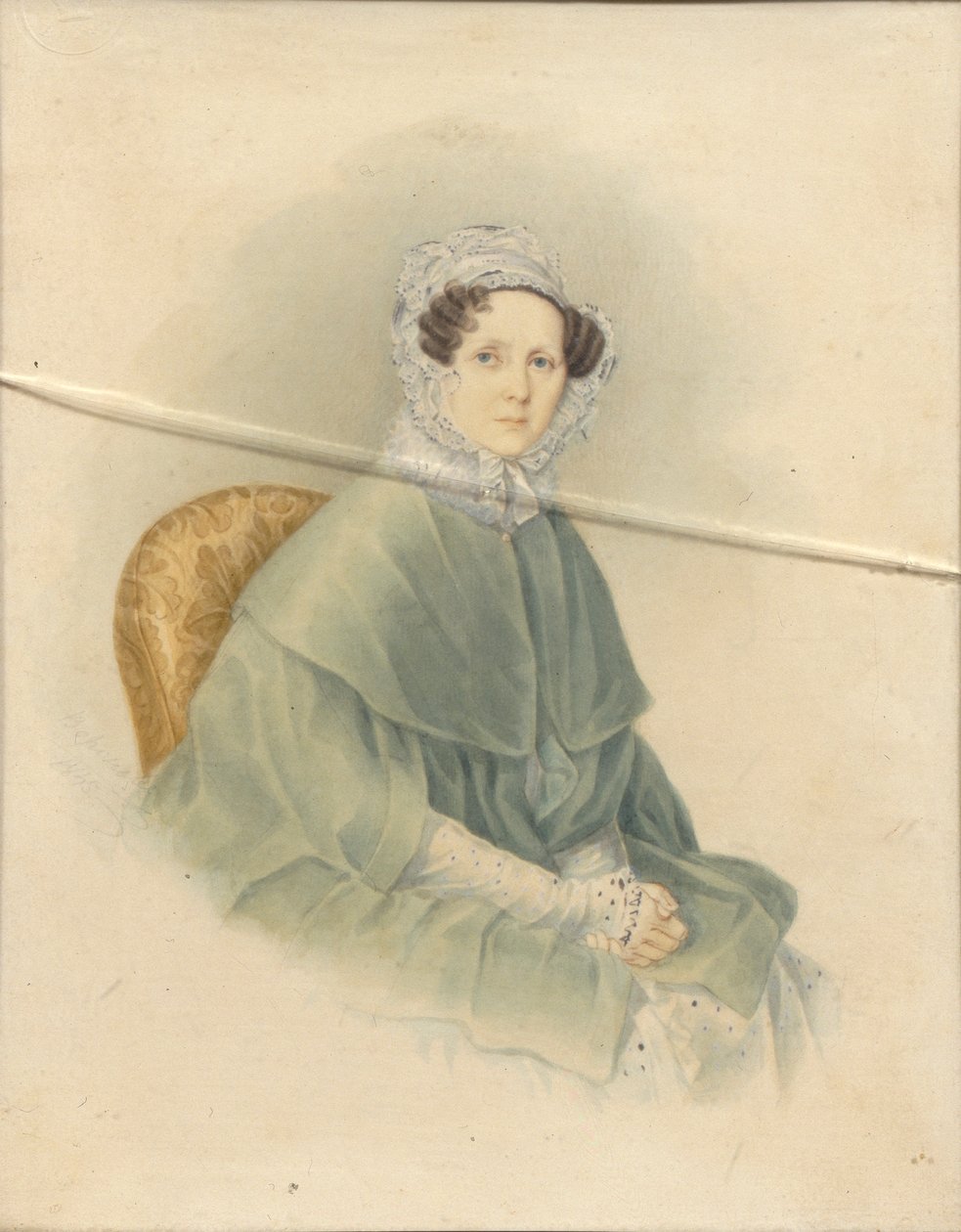 Portrett av grevinne Natalia Pavlovna Stroganova, 1845 av Voronov