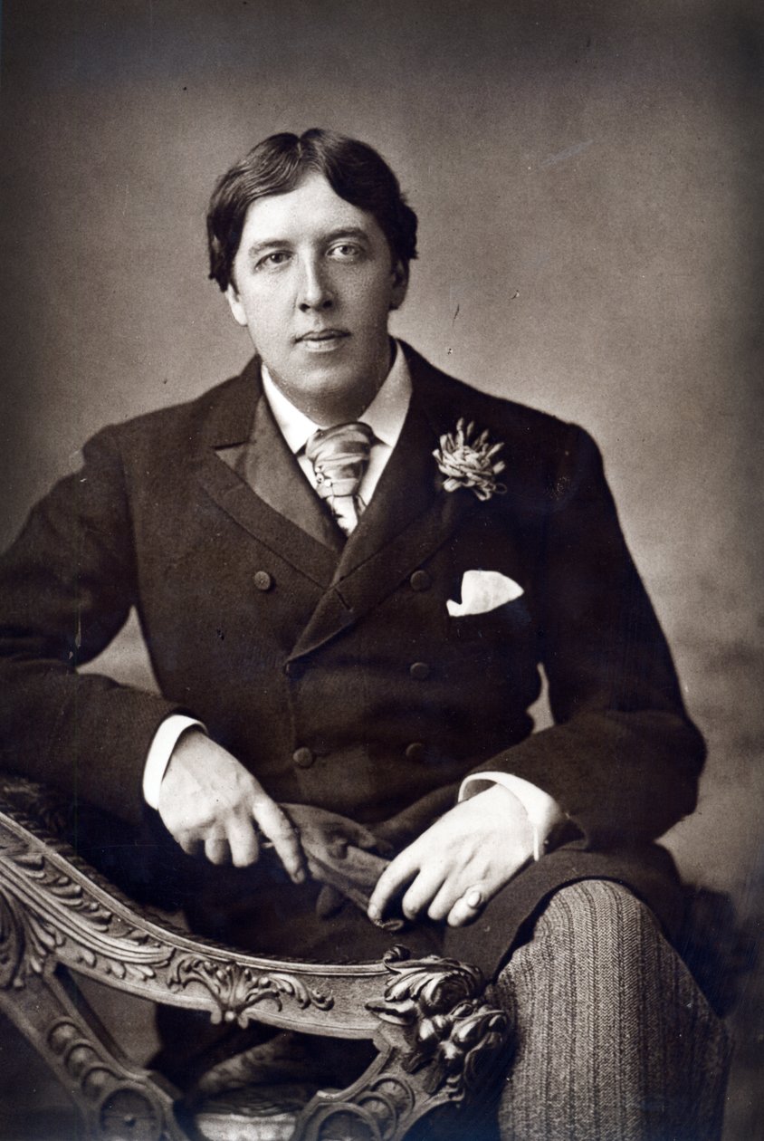 Oscar Wilde, 1889 (karbontrykkbilde) av William and Daniel Downey