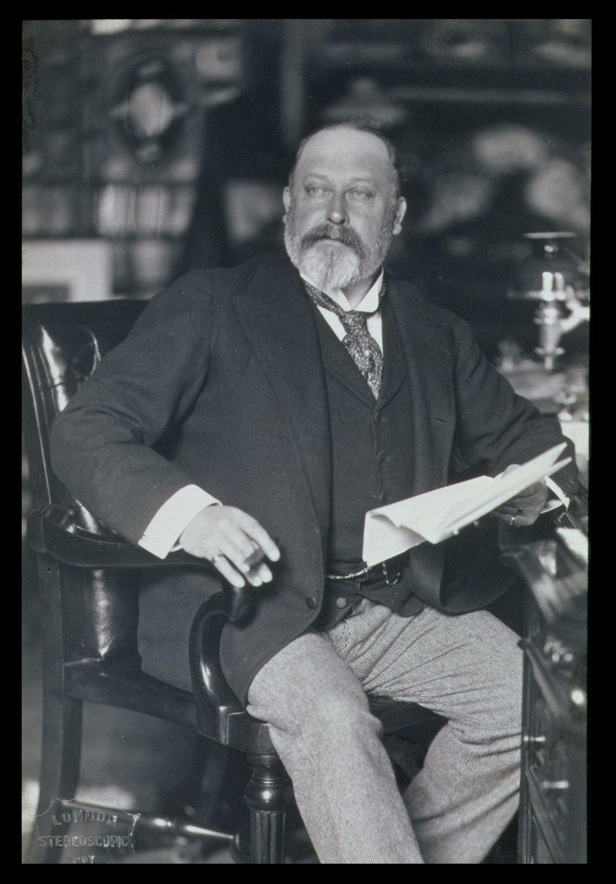 Portrettfotografi av Edward VII (1841-1910) av William and Daniel Downey