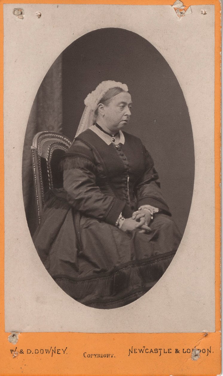 Dronning Victoria, ca. 1875 av William and Daniel Downey
