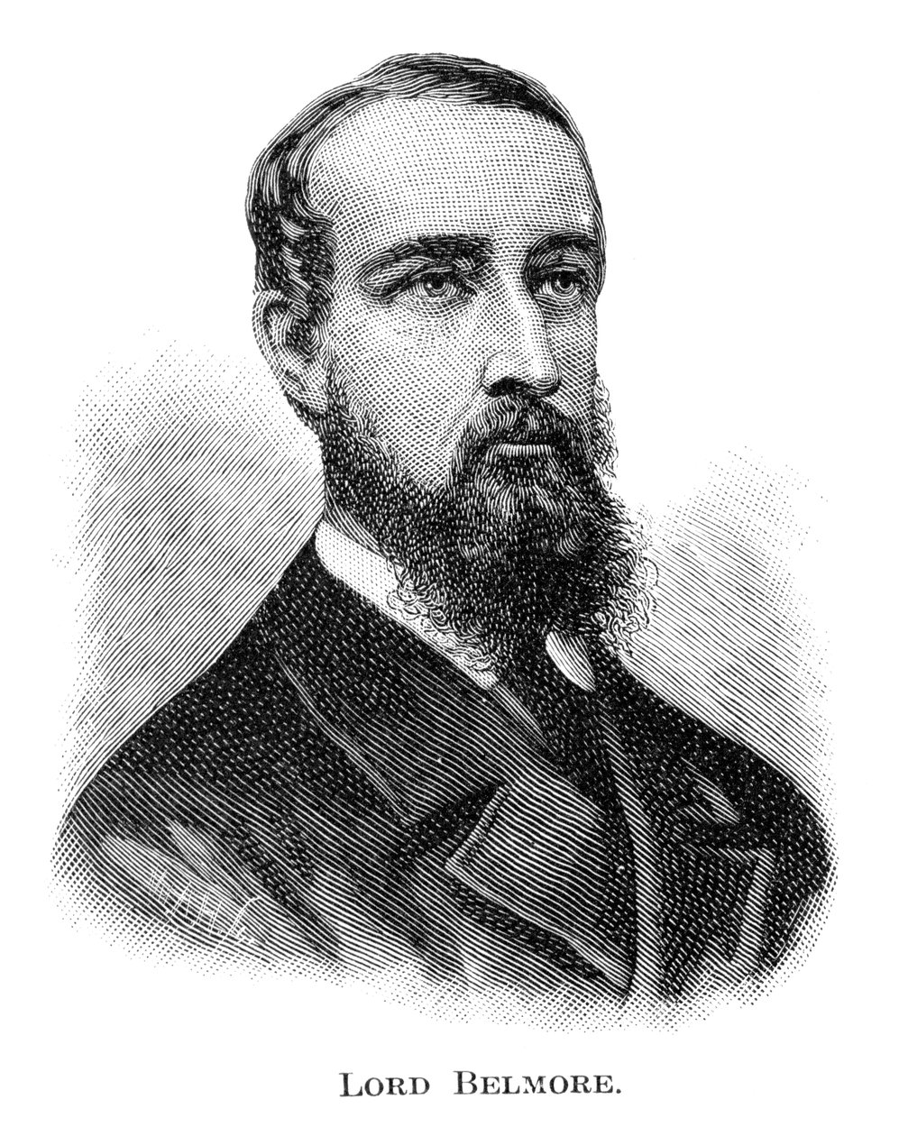 Lord Belmore, guvernør i New South Wales, 1886. av WA Hirschmann