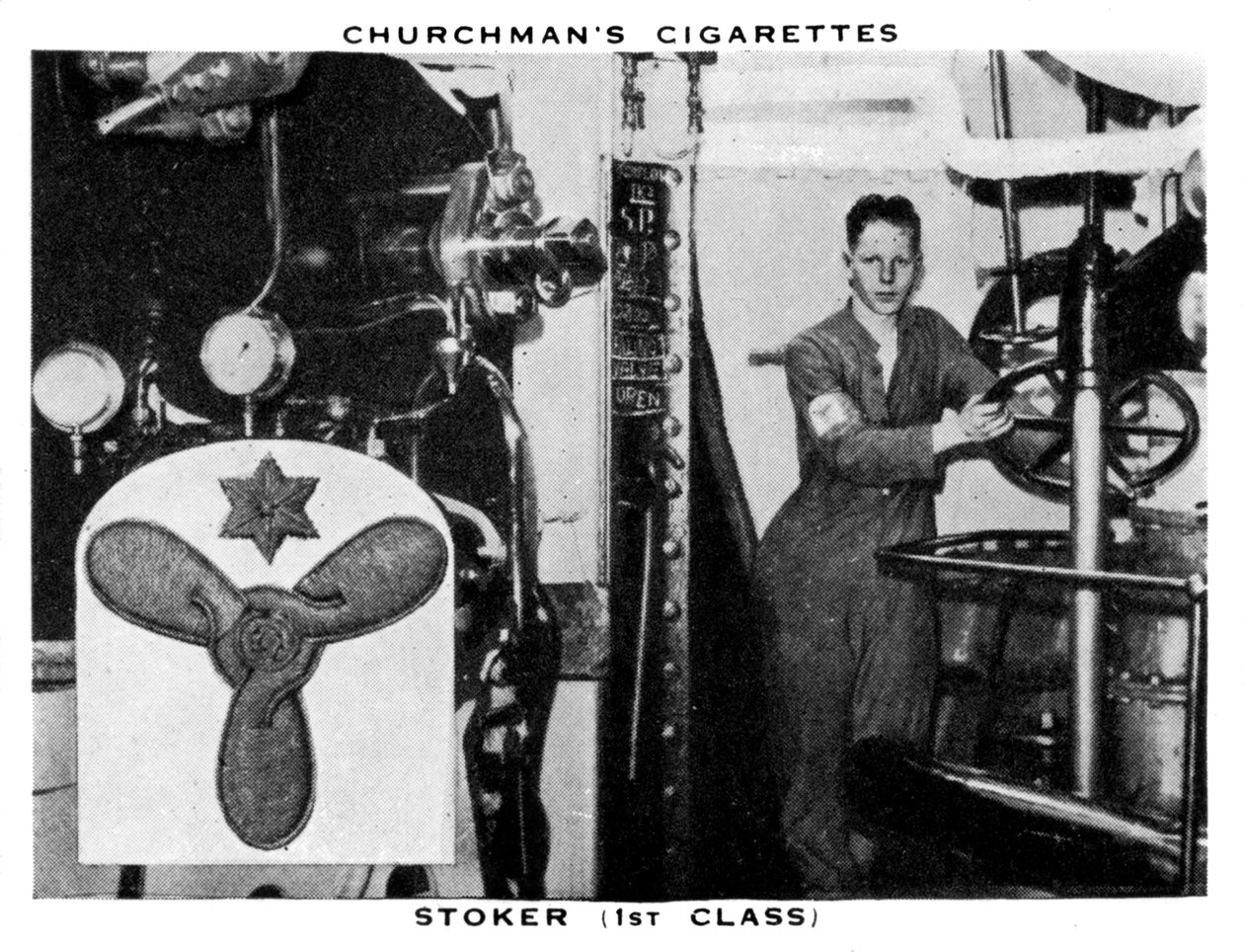 Stoker, 1. klasse, 1937. av WA and AC Churchman