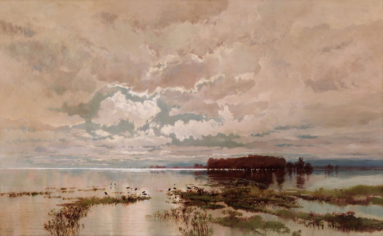 Flommen i Darling 1890 av W.C. Piguenit