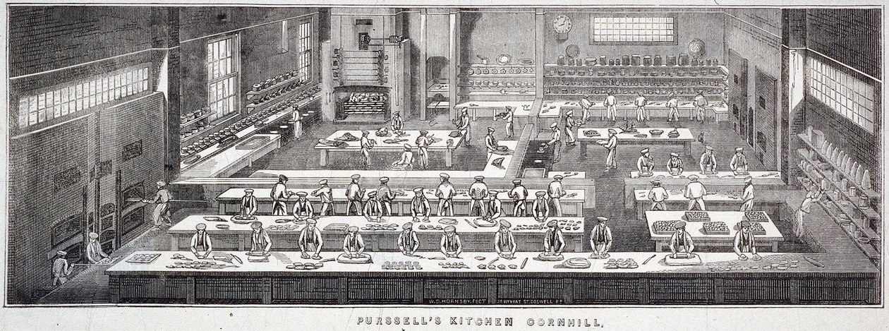 Cornhill, London, 1840 av WD Hornsby