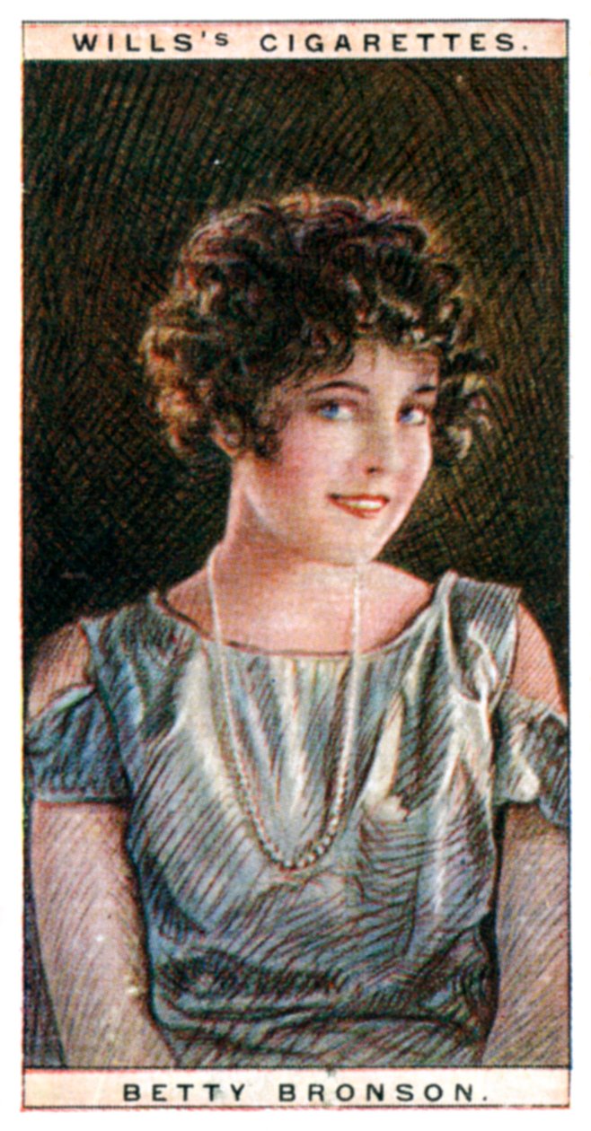 Betty Bronson 1906-1971, amerikansk filmstjerne, 1928. av WD and HO Wills