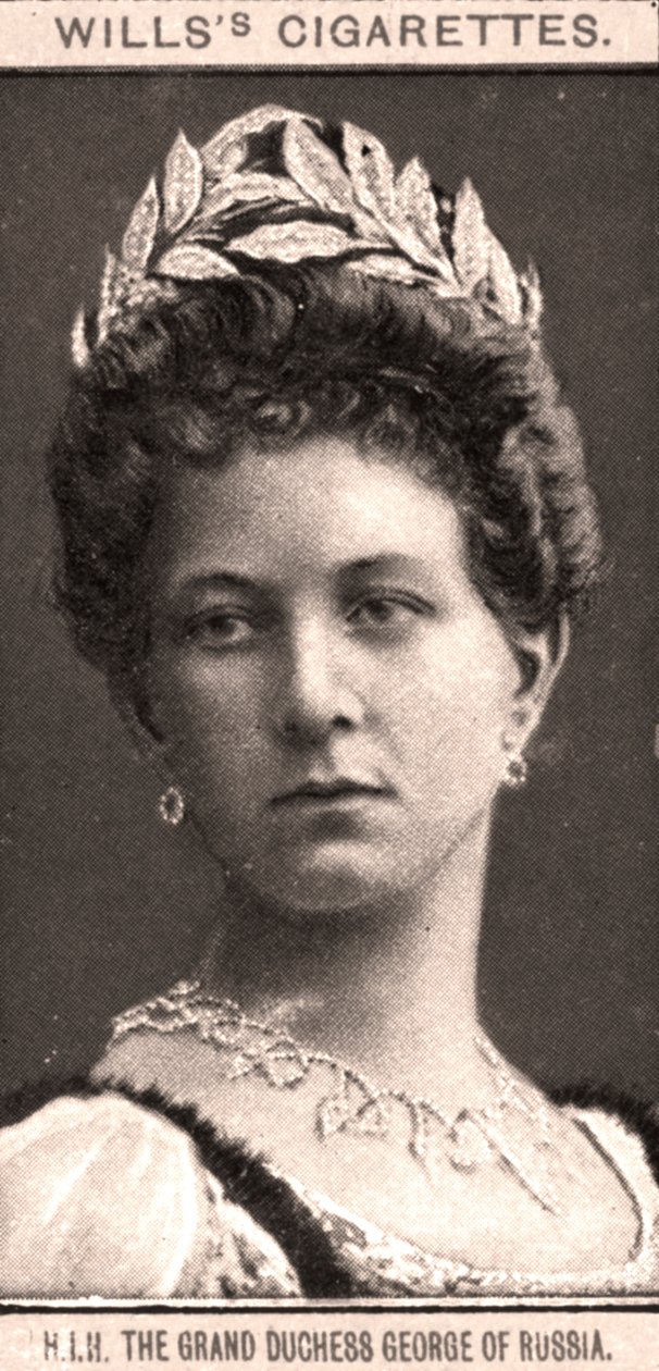 H.I.H Storhertuginne George av Russland, 1908. av WD and HO Wills