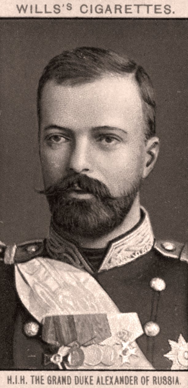H.I.H. Storhertug Alexander av Russland, 1908. av WD and HO Wills