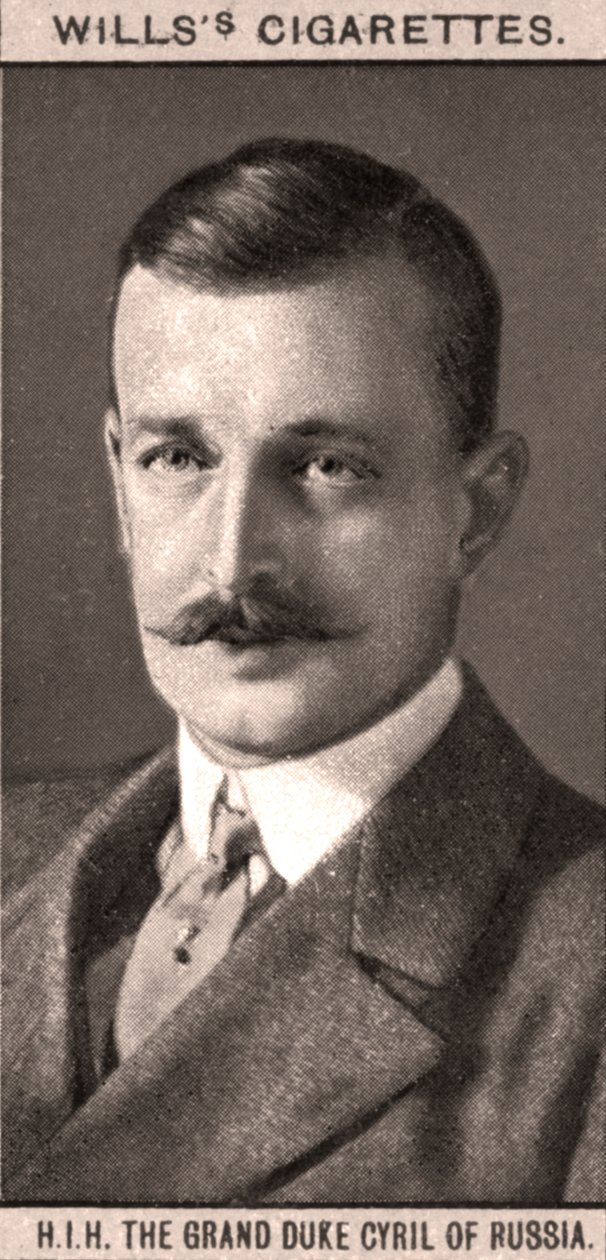 H.I.H Storhertug Cyril av Russland, 1908. av WD and HO Wills