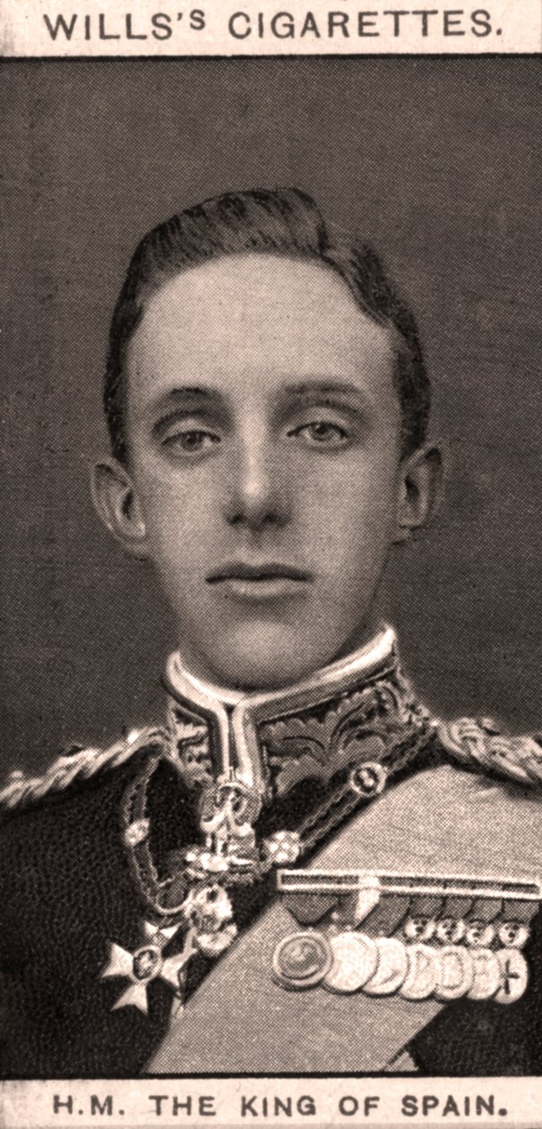 H.M. Kongen av Spania, 1908. av WD and HO Wills