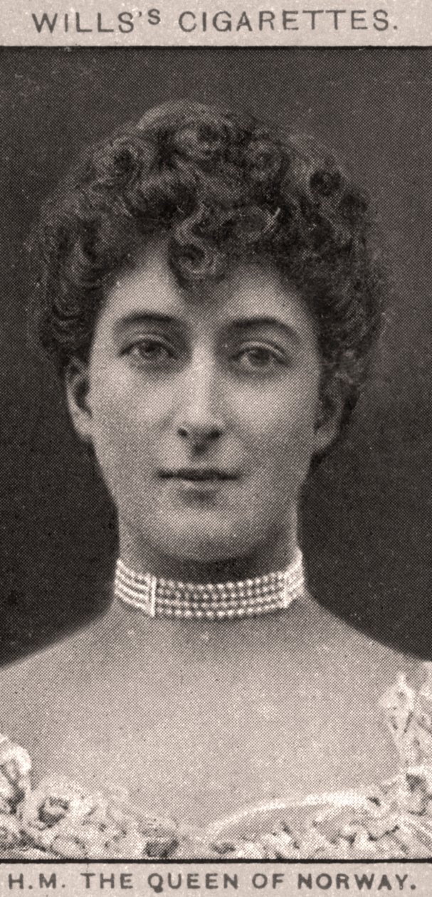 H.M. Dronningen av Norge, 1908. av WD and HO Wills