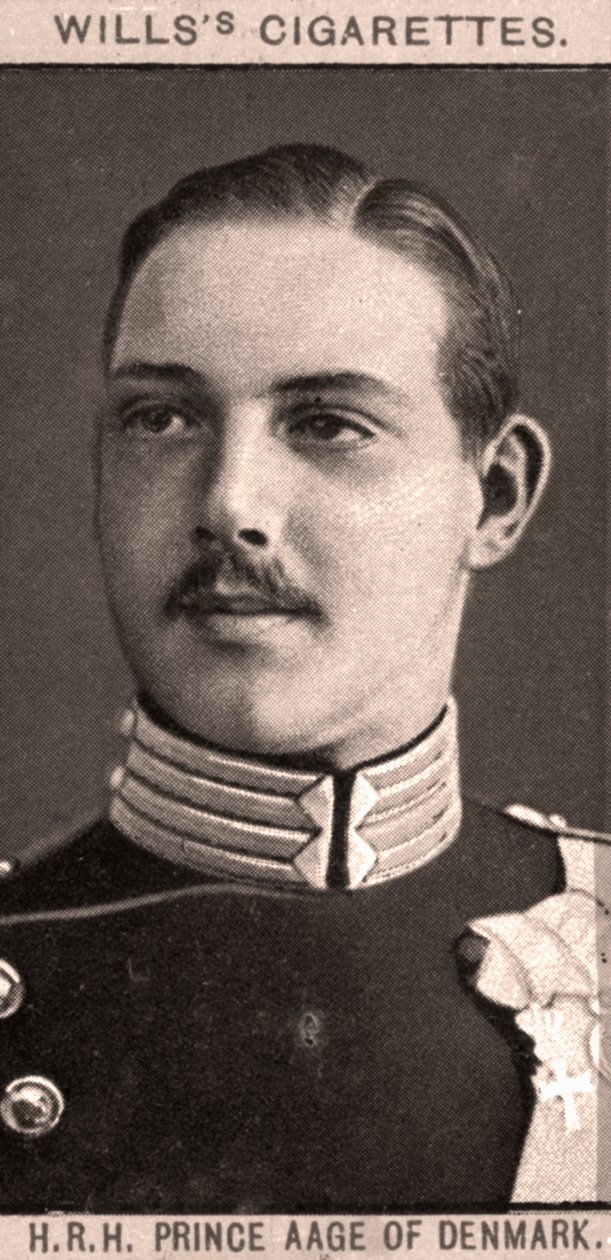 H.R.H Prins Aage av Danmark, 1908. av WD and HO Wills