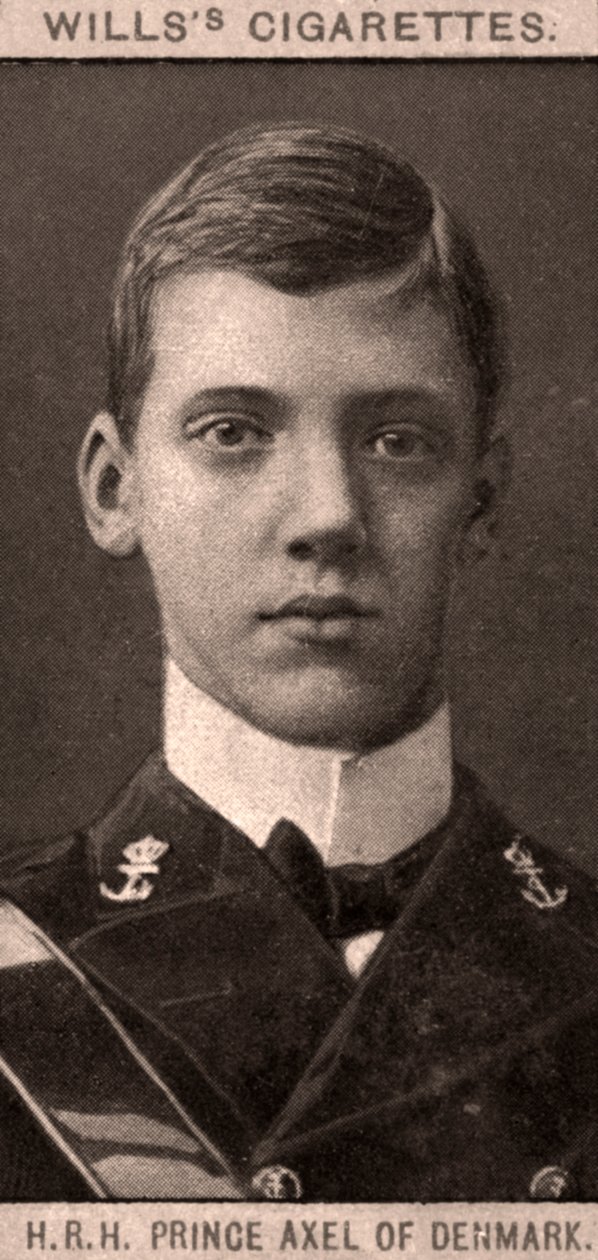 H.R.H Prins Axel av Danmark, 1908. av WD and HO Wills