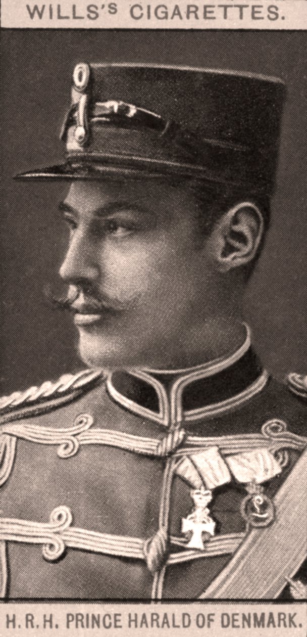 H.R.H Prins Harold av Danmark, 1908. av WD and HO Wills