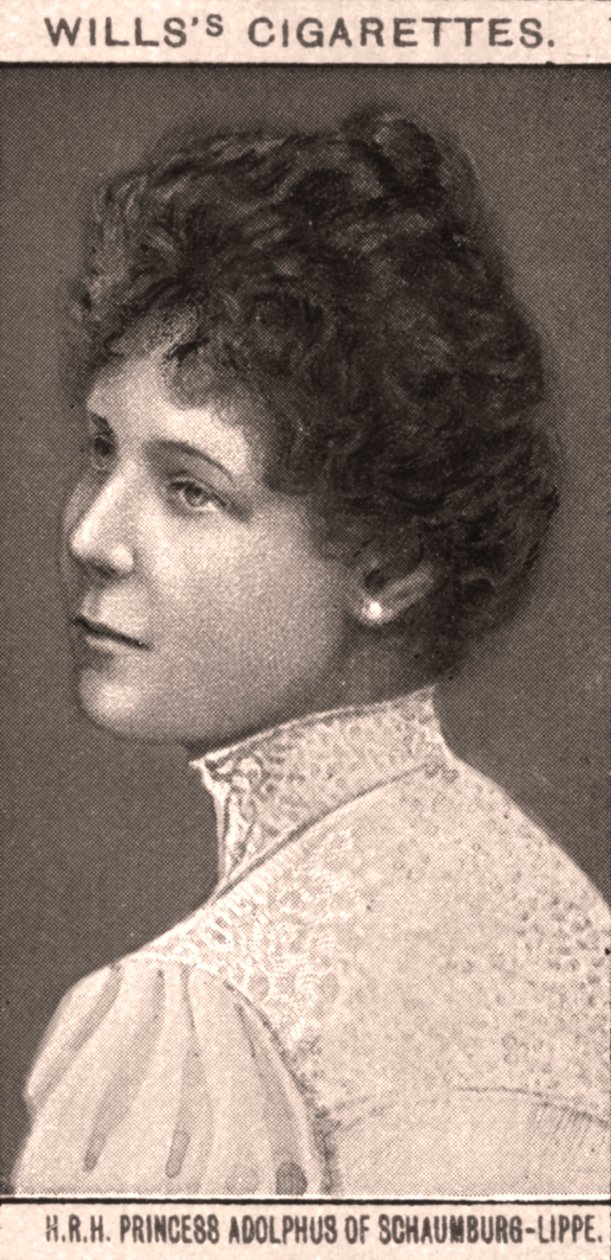 H.R.H. Prinsesse Adolphus av Schaumburg-Lippe, 1908. av WD and HO Wills