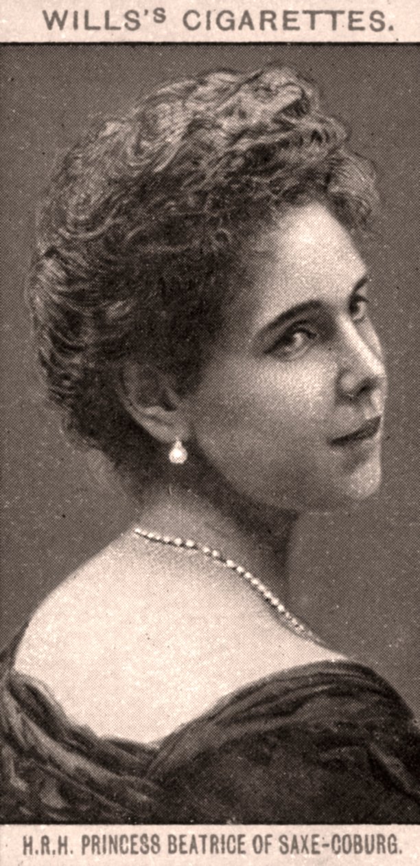 H.R.H. Prinsesse Beatrice av Saxe-Coburg, 1908. av WD and HO Wills