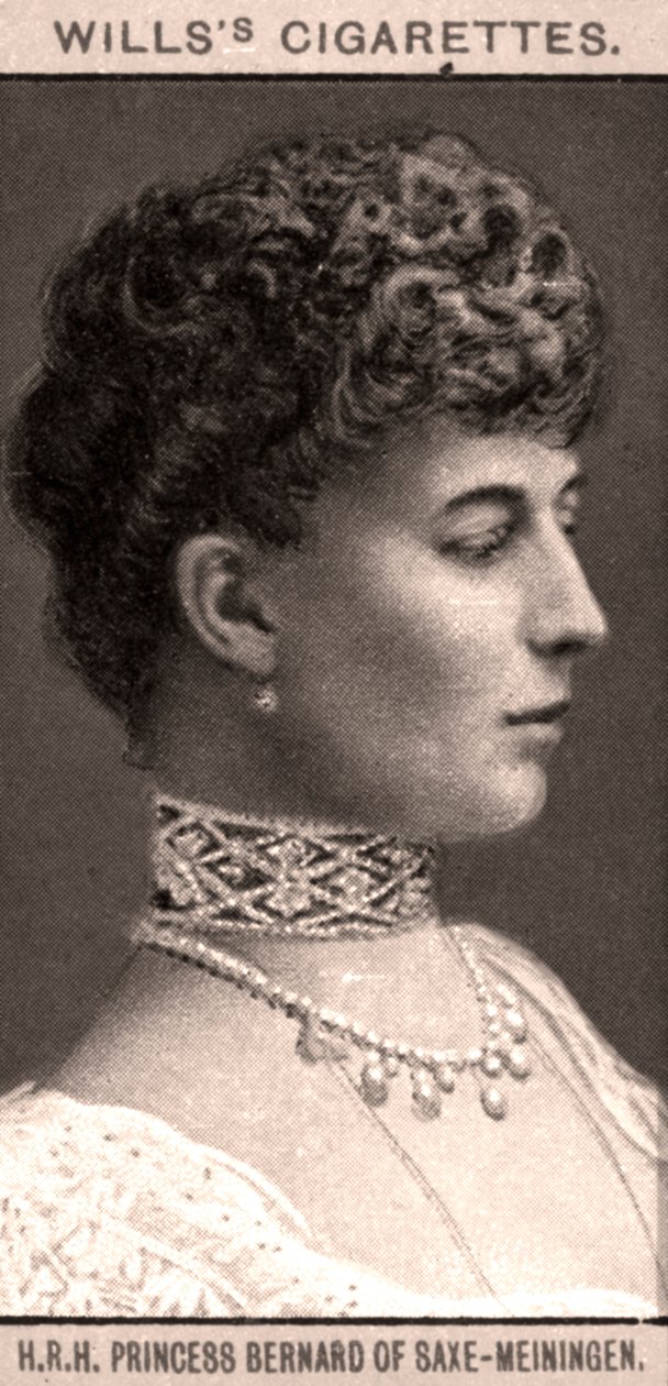 H.R.H. Prinsesse Bernard av Saxe-Meiningen, 1908. av WD and HO Wills