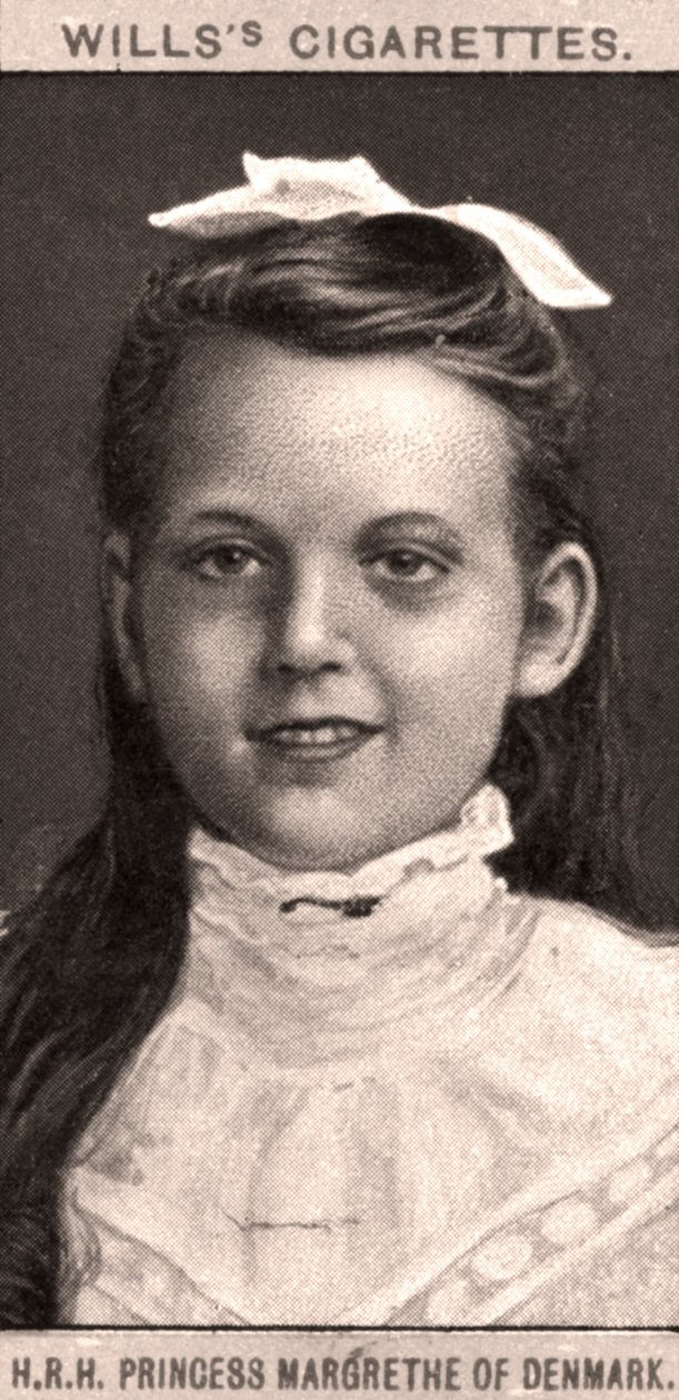 H.R.H. Prinsesse Margrethe av Danmark, 1908. av WD and HO Wills