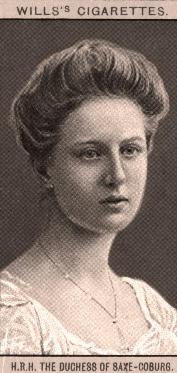 H.R.H hertuginnen av Saxe-Coburg, 1908. av WD and HO Wills
