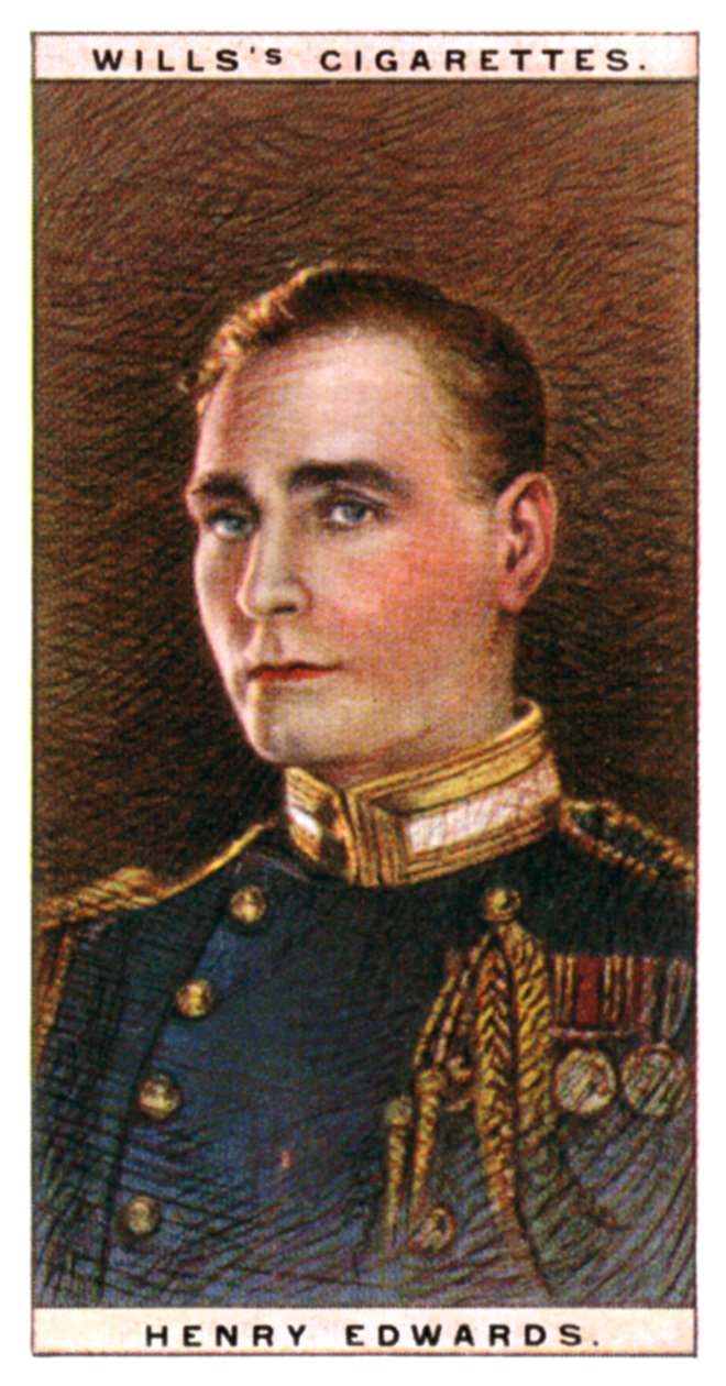Henry Edwards 1882-1952, engelsk skuespiller, 1928. av WD and HO Wills