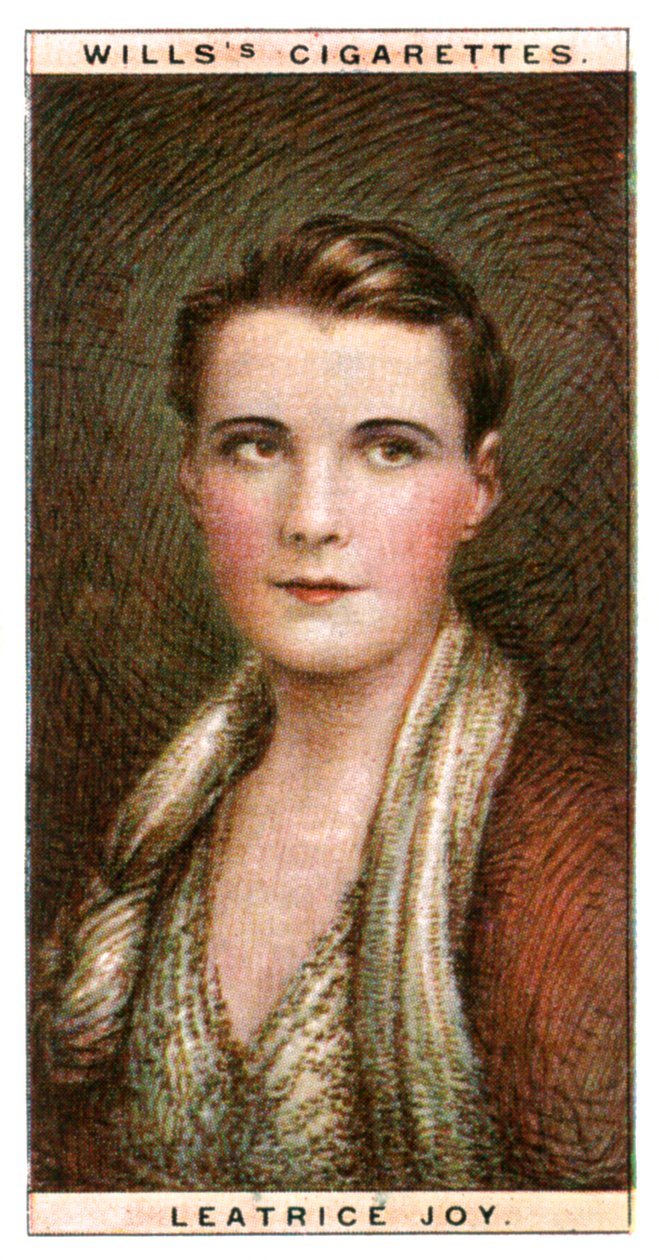 Leatrice Joy 1893-1985, amerikansk skuespillerinne, 1928. av WD and HO Wills