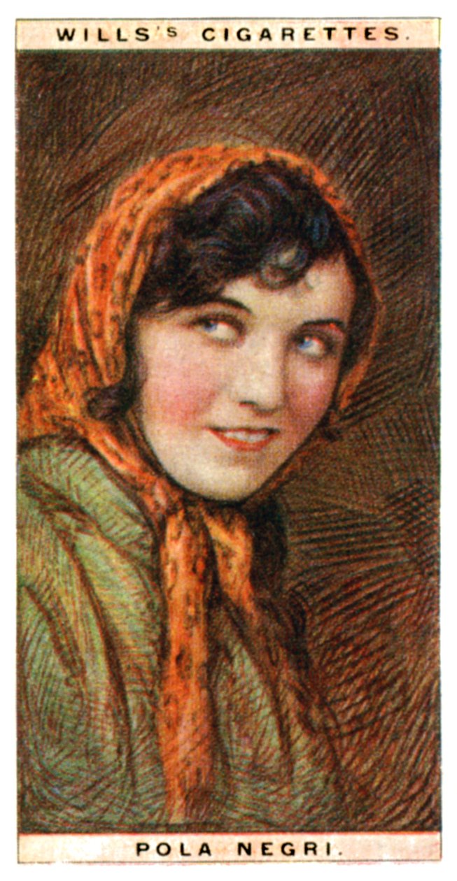 Pola-skuespillerinne 1894-1987, polsk skuespillerinne, 1928. av WD and HO Wills