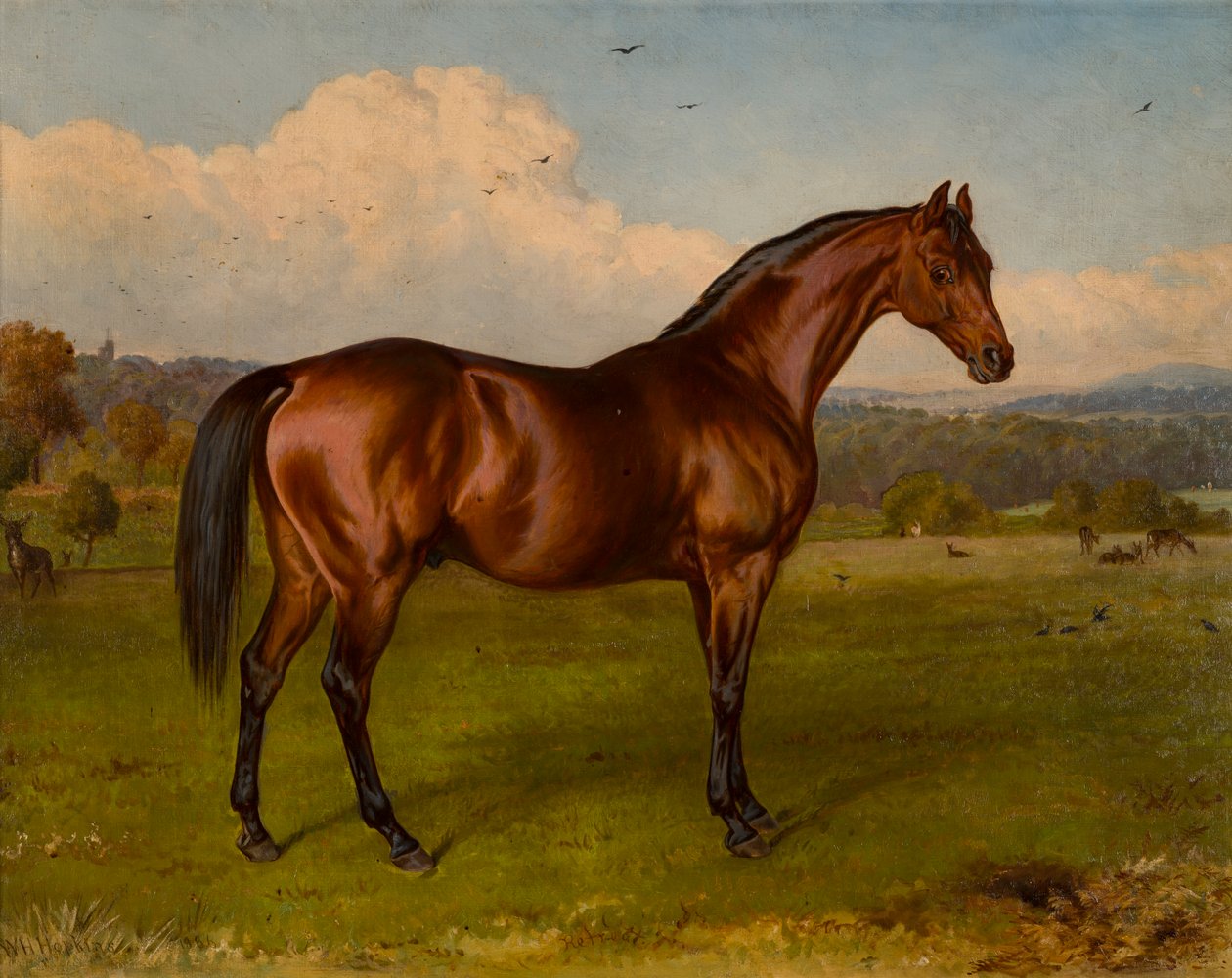 Retreat-vinner av Doncaster Cup, ca. 1870-92 (olje på lerret) av W.H. Hopkins