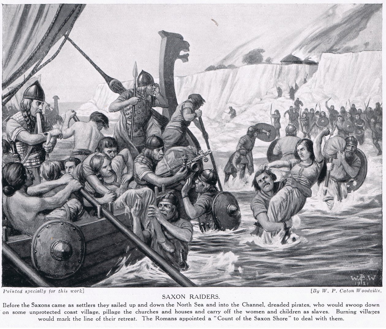 Saxon Raiders, illustrasjon fra 