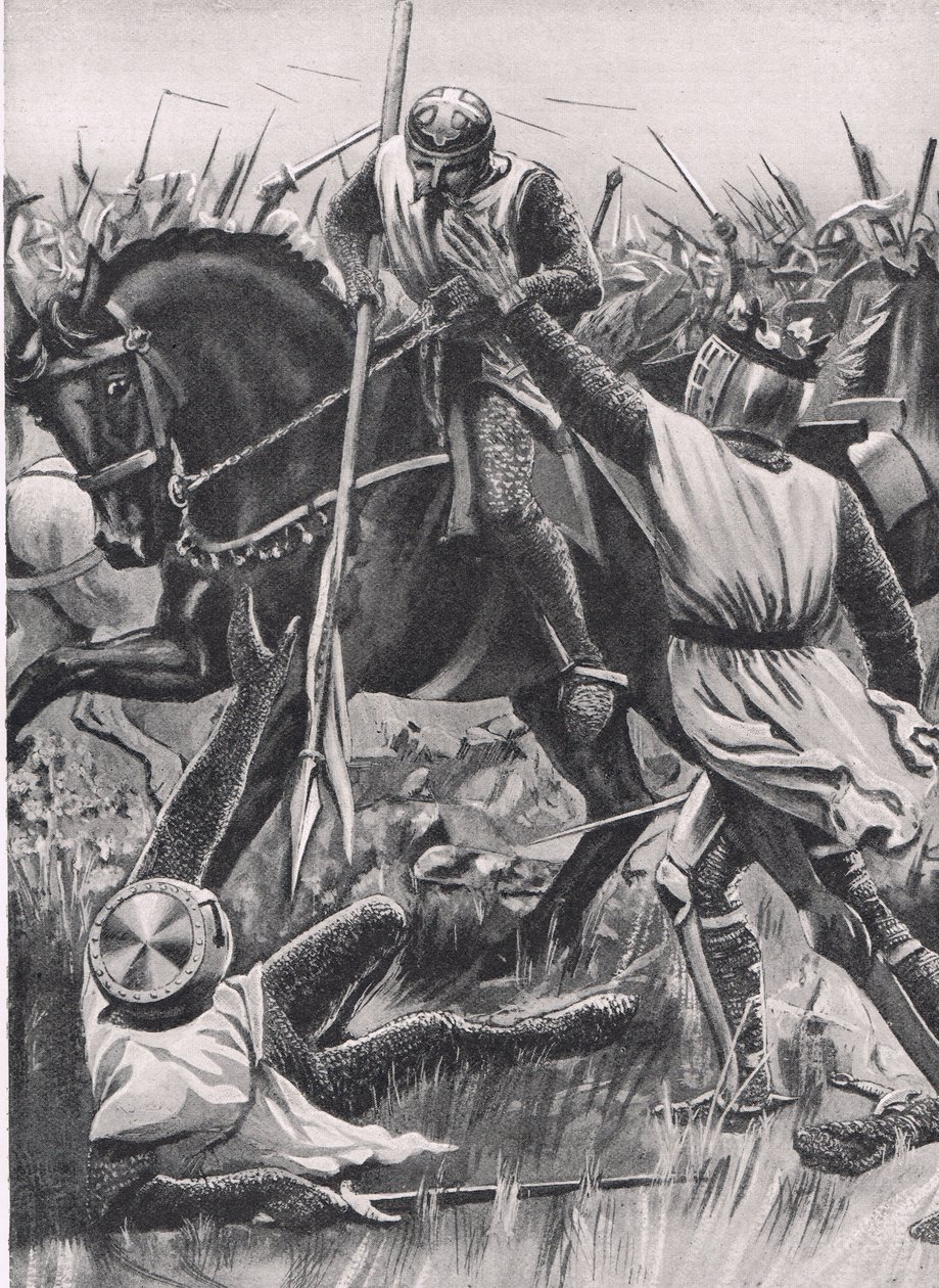 "Hold Fellow, I am Henry of Winchester you King", illustrasjon fra 