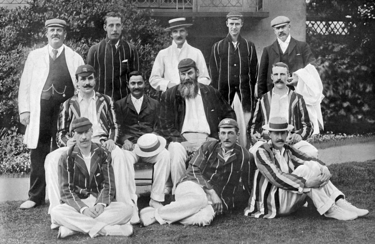 Gentlemen XI for kampen mot spillere på Lords Cricket Ground, London, 1899 av William Albert Rouch